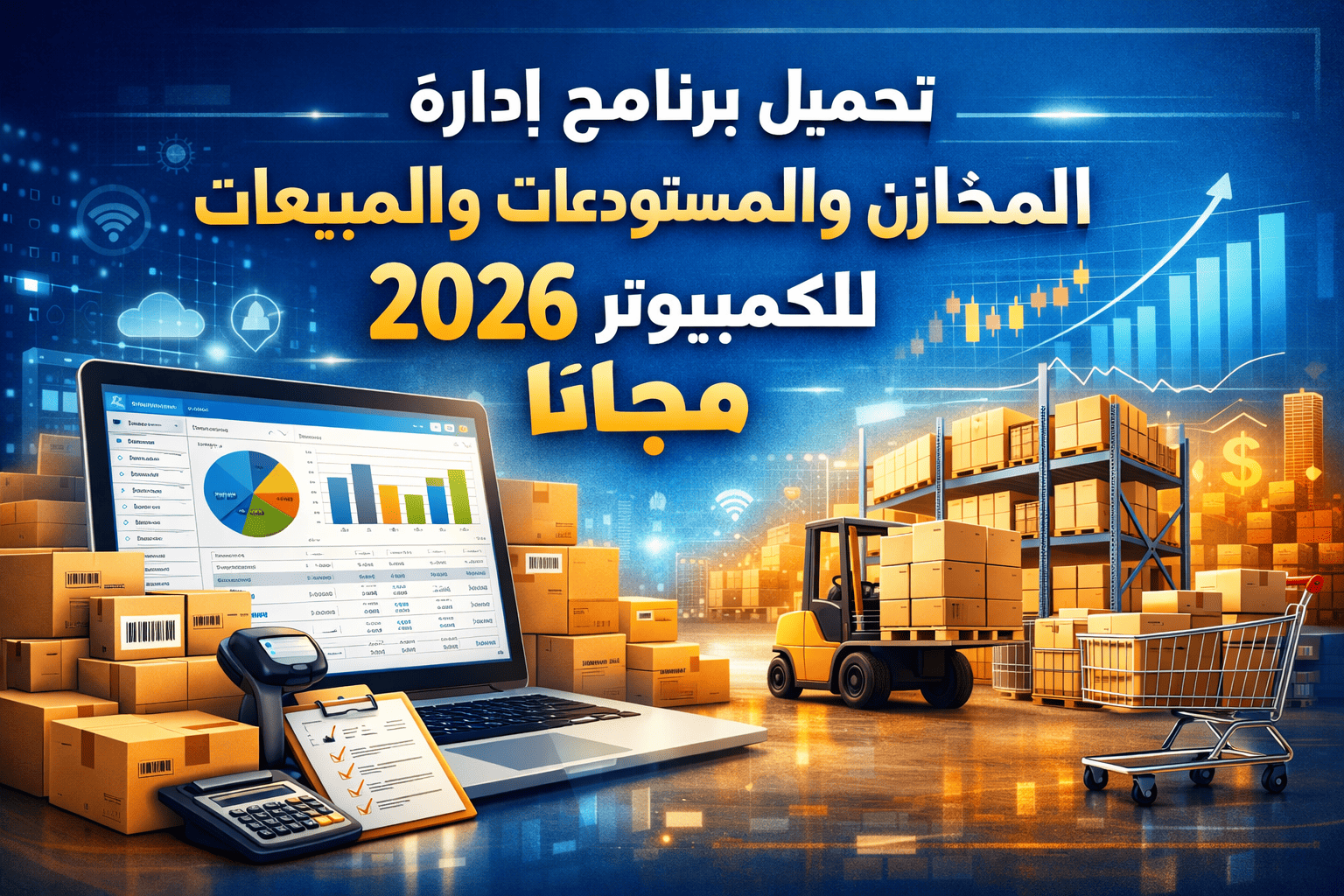 تحميل برنامج ادارة المخازن والمستودعات والمبيعات للكمبيوتر 2026 مجانا