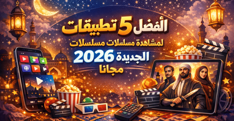 أفضل 5 تطبيقات لمشاهدة مسلسلات رمضان 2026 الجديدة مجانا