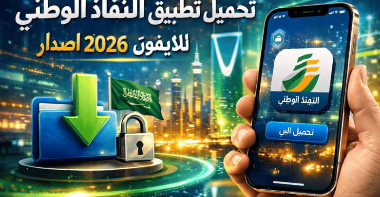 تحميل تطبيق النفاذ الوطني للايفون 2026 أخر اصدار