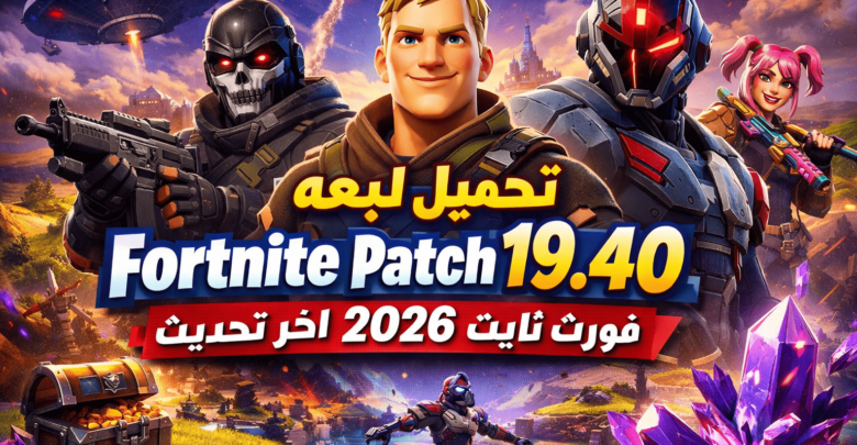 تحميل لعبه fortnite patch 19.40 فورت نايت 2026 اخر تحديث