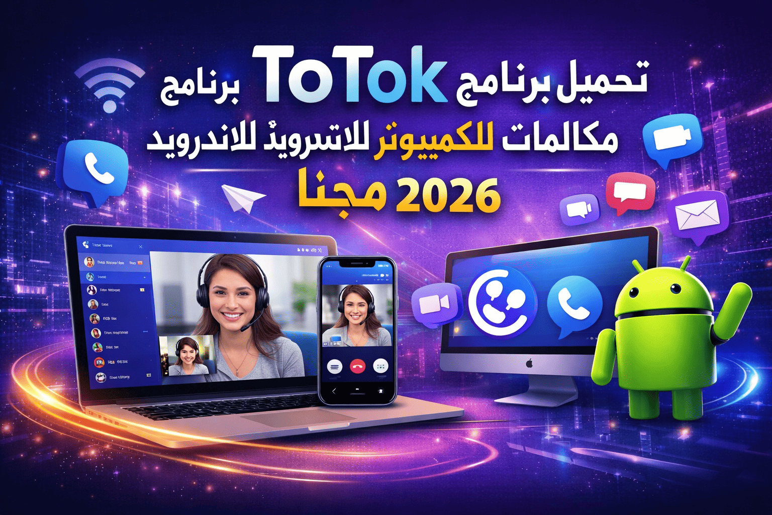 تحميل برنامج Totok مكالمات للكمبيوتر للاندرويد 2026 مجانا