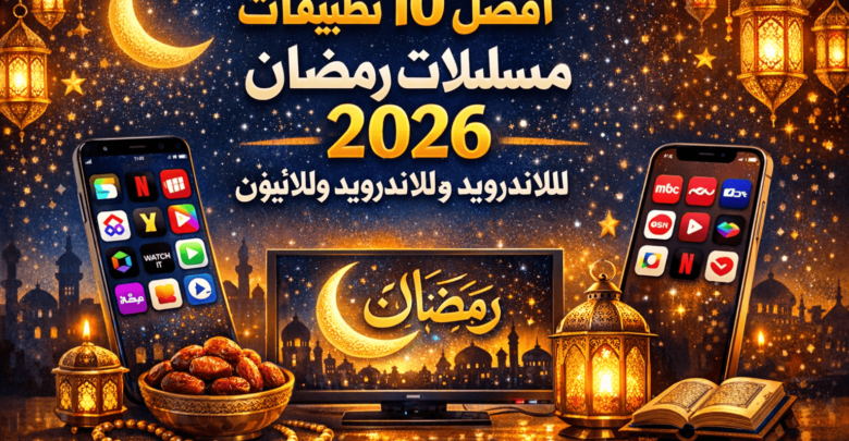 أفضل 10 تطبيقات مسلسلات رمضان 2026 للاندرويد وللايفون برابط مباشر