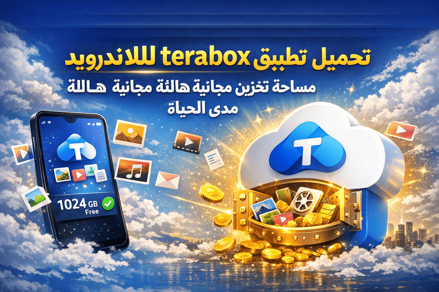 تحميل تطبيق terabox للاندرويد مساحة تخزين مجانية هائلة مجانية مدى الحياة