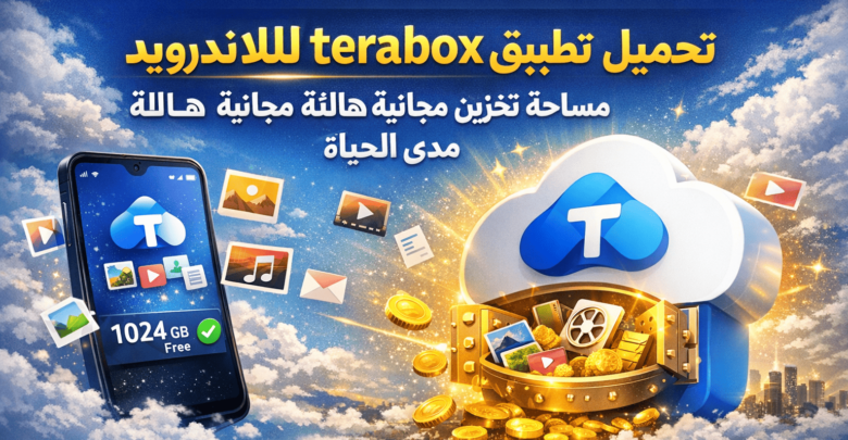 تحميل تطبيق terabox للاندرويد مساحة تخزين مجانية هائلة مجانية مدى الحياة