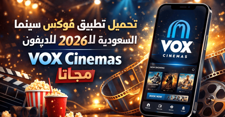 تحميل تطبيق فوكس سينما السعودية للايفون 2026 VOX Cinemas مجانا