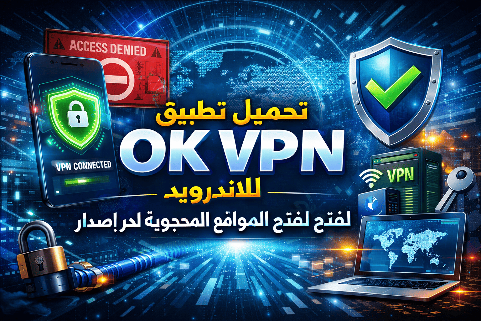 تحميل تطبيق ok vpn للاندرويد لفتح المواقع المحجوبة اخر اصدار