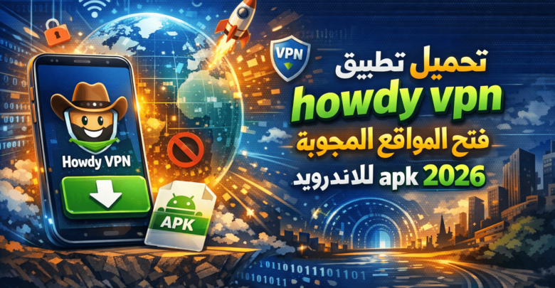 تحميل تطبيق howdy vpn فتح المواقع المحجوبة للاندرويد apk 2026