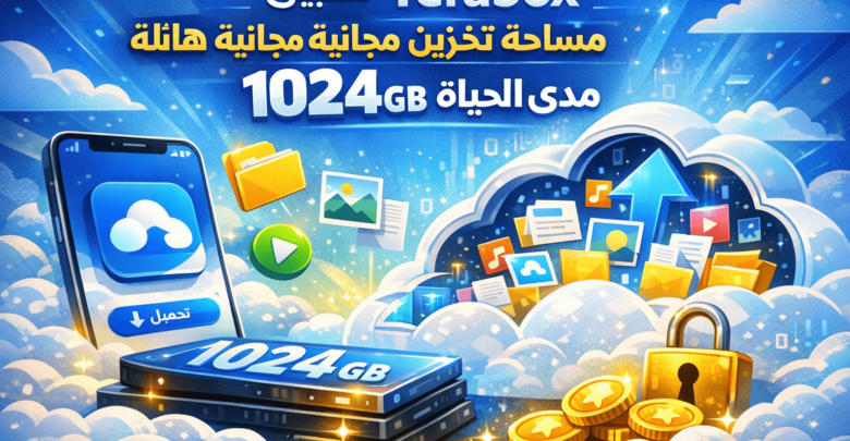 تحميل تطبيق terabox مساحة تخزين مجانية هائلة مجانية مدى الحياة 1024gb