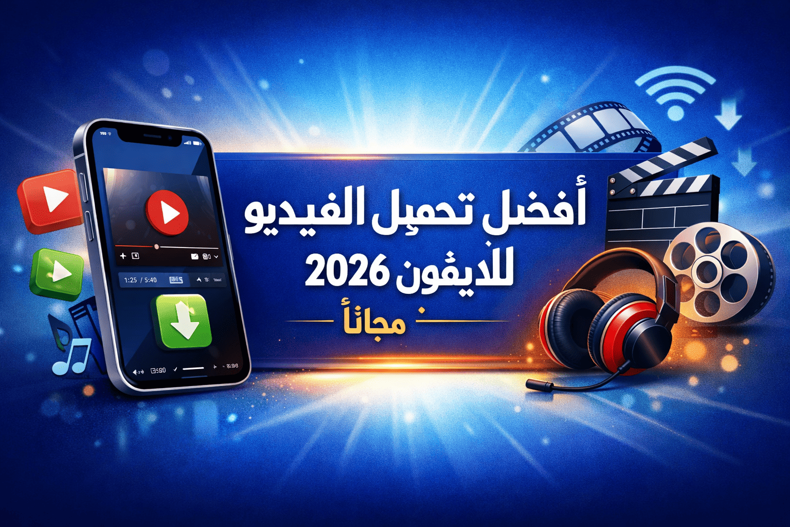 افضل تطبيق لتحميل الفيديو للايفون 2026 مجانية