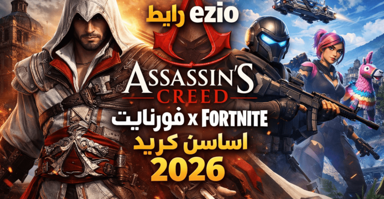رابط ezio Assassin’s Creed فورتنايت x Fortnite اساسن كريد 2026